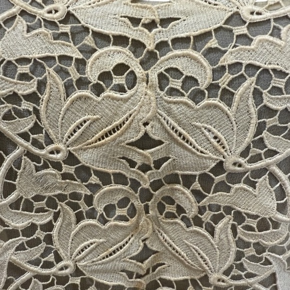 Vintage 1950s Lace Top - lg - Picture 2 of 7